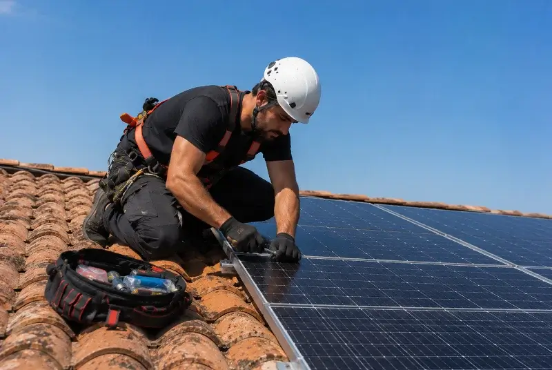 Maintenance et monitoring de panneaux solaires à Albon