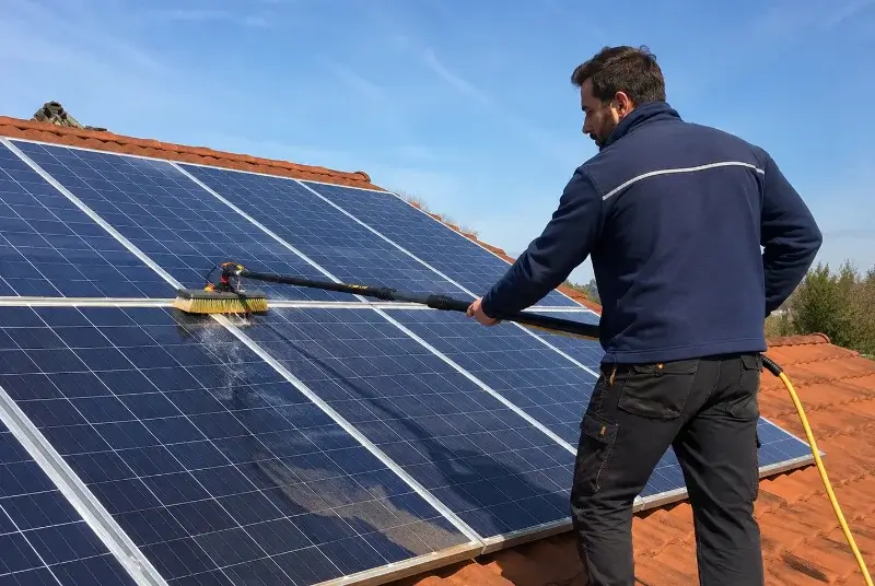 Nettoyage et entretien de panneaux solaires à Albon